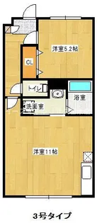 アベニュー209【2階】の間取り