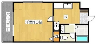 ソレイユ博多駅南【4階】の間取り