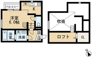 スプレンダー博多駅東【1階】の間取り