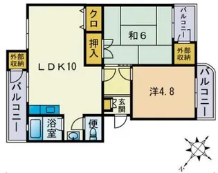 馬場ビル【307号室】の間取り