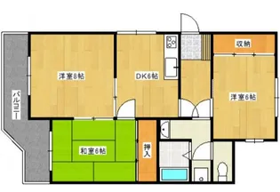 第2村田ハイツ【301号室】の間取り