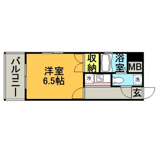 エステート・モア・博多グランA棟【7階】の間取り