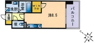 カーサエンペサール【305●号室】の間取り