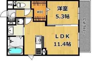 アーバン博多駅南【4階】の間取り