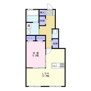 三光レジデンス【1階】の間取り