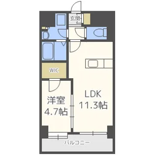 NOBLERICH博多【13階】の間取り