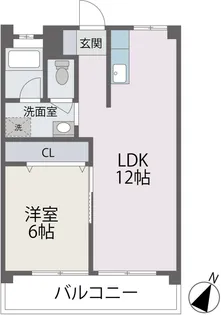 メゾン住吉【5階】の間取り