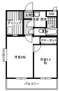 サンピーノ【3階】の間取り