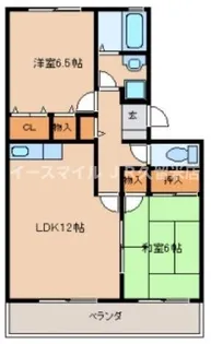 サンライズ高野内 【1階】の間取り