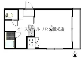 西田産業第5ビル【2F号室】の間取り