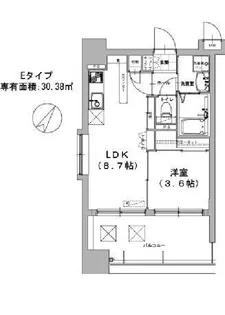 サヴォイエリート【14階】の間取り
