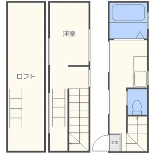 ルナ・パークセブン【1階】の間取り