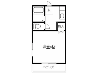 Y's room花畑【B202号室】の間取り