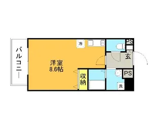 アリターレ薬院【4階】の間取り