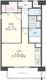サクラート駅南【7階】の間取り