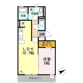 アリス京町壱番館【202号号室】の間取り