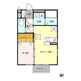 シャルマン・フローラ【101号室号室】の間取り