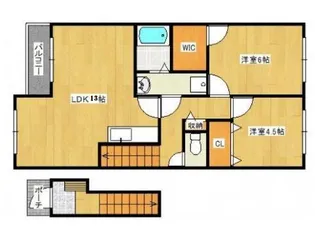 プロニティ風雅【2階】の間取り
