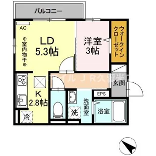 カルミア【2階】の間取り