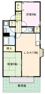 ネオポリス津福【2階】の間取り
