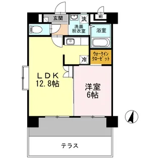 プリマヴェーラ諏訪野【1階】の間取り