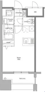 1Rの間取り画像