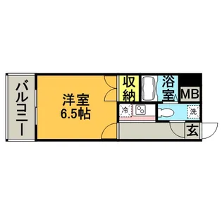 エステート・モア・博多グランA棟【7階】の間取り