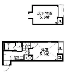 プリマヴェーラ博多【2階】の間取り