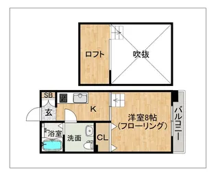 プロスパ83【5階】の間取り