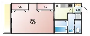 ラ・ヴェリテ水天宮【1階】の間取り