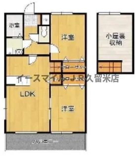 ビオス広川A棟【201号室】の間取り