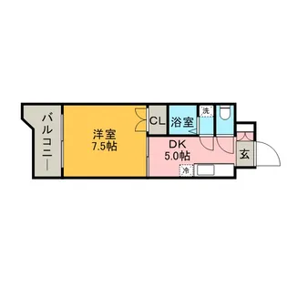 山王パルサーマンション【2階】の間取り