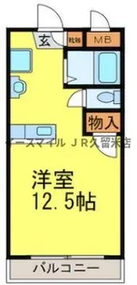 プレアデスコーポ【2階】の間取り