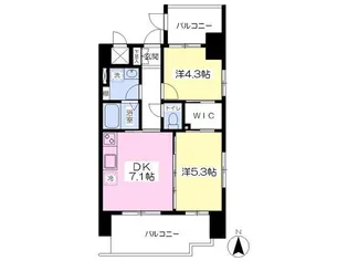 sho style HAKATA【6階】の間取り