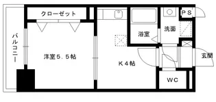リファレンスベイサイド【9階】の間取り
