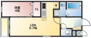メテオール久留米本町【1階】の間取り