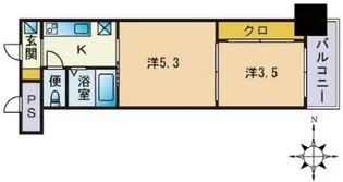 アリビオ美野島【11階】の間取り