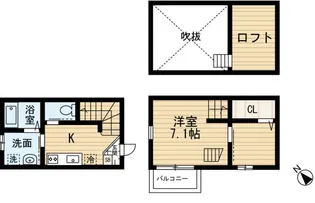 スプレンダー博多駅東【101●号室】の間取り
