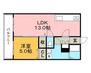 組坂ビル9【3階】の間取り