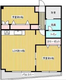 ロイヤルガーデン野中の杜【3階】の間取り