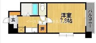 ドミ・エスポワール久留米Ⅲ【203号号室】の間取り