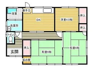 福岡県久留米市長門石4丁目【一戸建】の間取り