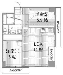 第17上野ビル【3階】の間取り