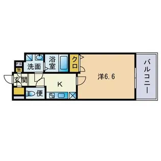 アーバンフラッツ天神東Ⅱ【2階】の間取り