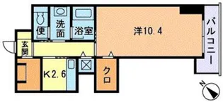 リバーフェイス博多【10階】の間取り