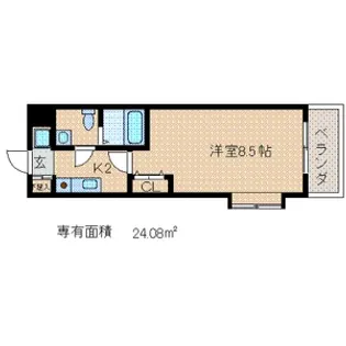 第21川崎ビル【2階】の間取り