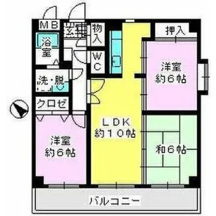 ソフィア’92【5階】の間取り