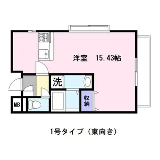 バイマイセルフ【1階】の間取り