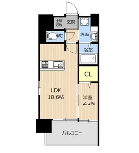 ルホソ山王【7階】の間取り