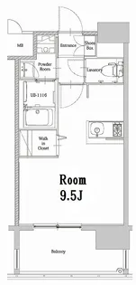 エンクレストベイ天神EAST(イースト)【13階】の間取り